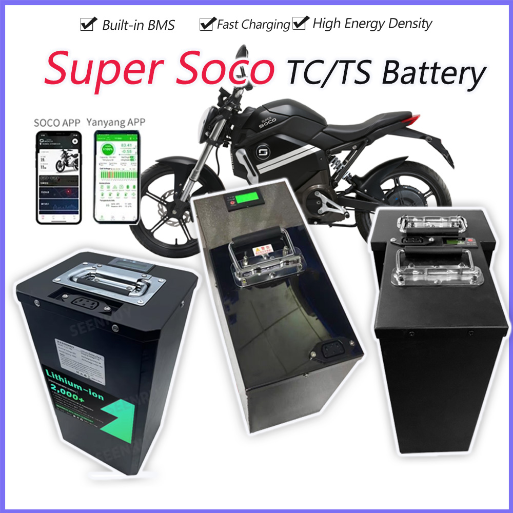 72V 30Ah Lifepo4 Battery Pack - Super Soco TC TS Große Batterie