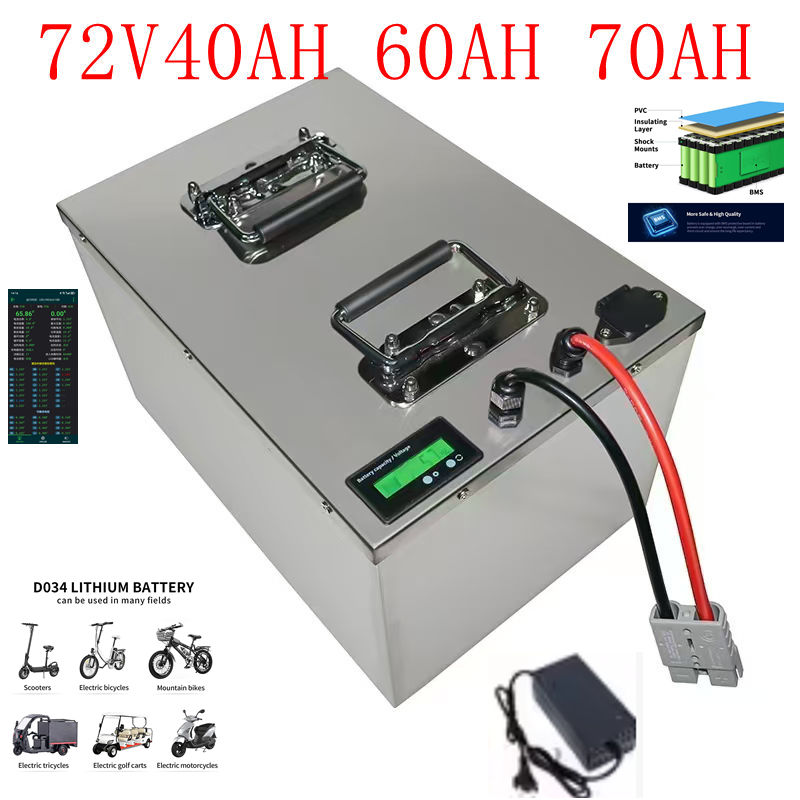 72V 30Ah Lifepo4 Battery Pack - 72V Lifepo4-Ionen-Batterie Energiespeichersystem 30AH-200AH mit BMS