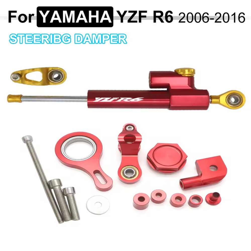 Für YAMAHA YZF R1 2002-2017 R6 – Steering Damper Stabilizer Kit Cnc Bewertung und Preis