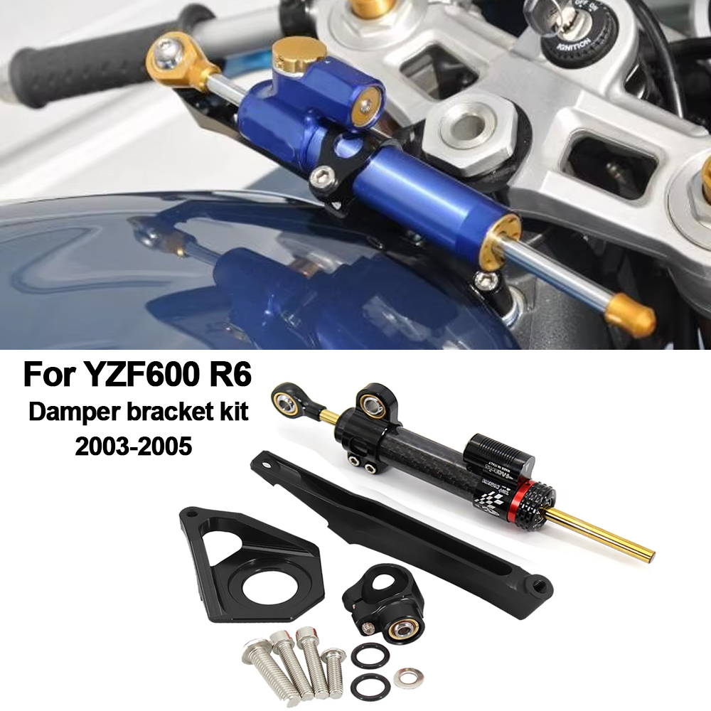 Für Yamaha YZF600 R6 2003–2005 – Steering Damper Stabilizer Kit Cnc Bewertung und Preis